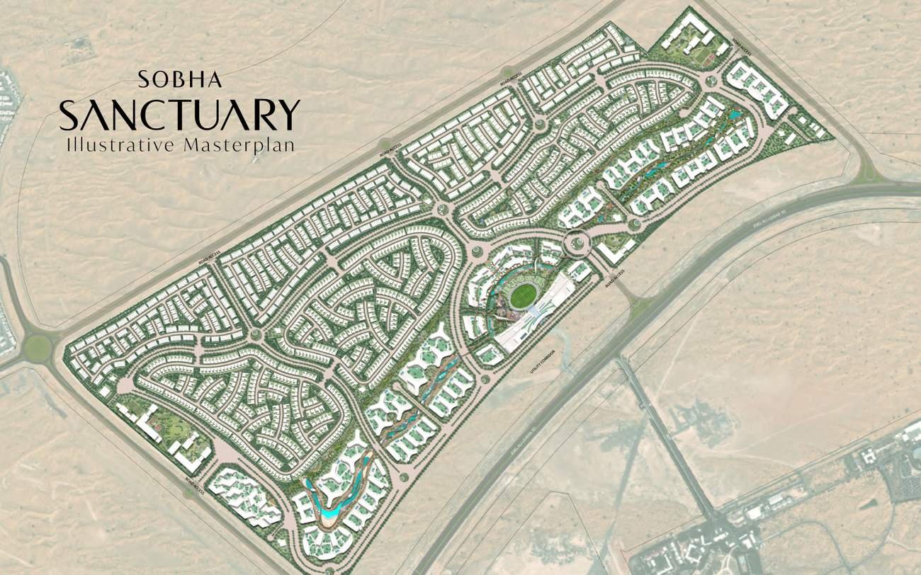 Sobha Sanctuary illustrative masterplan